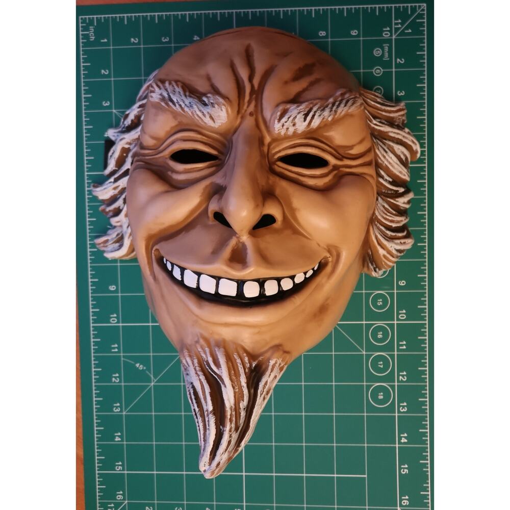 Vintage Old Man Face Mask Comedy Theater Costume Rubber Latex Style Novelty - Picture 5 of 6